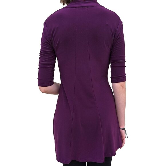 Royal Purple Joseph Ribkoff Tunic - Picture 3 of 4